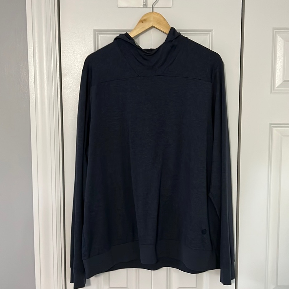 LL Bean Venturesoft performance hoodie and pants in Carbon Navy. Men’s xl